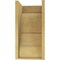 Ekena Millwork 10"W x 10"D x 20"H Wide Asheboro Rough Cedar Woodgrain TimberThane Corbel, Primed Tan CORUR10X10X20ASHRCPR - alternate 3